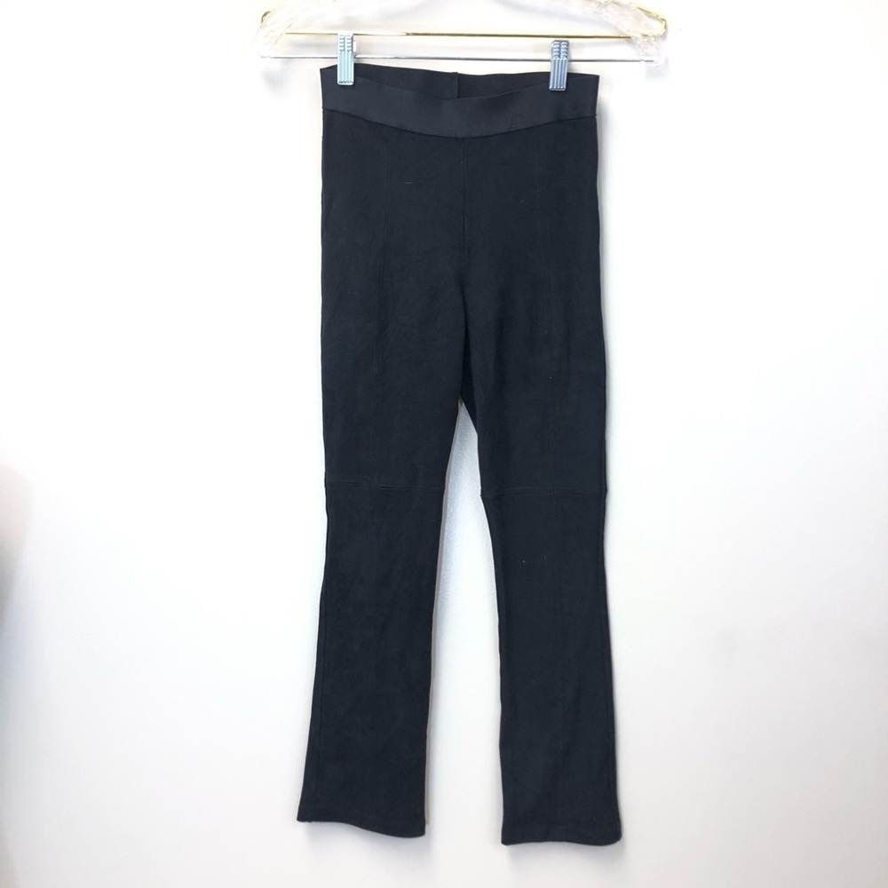 David LERNER vegan suede black pant xs